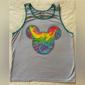 Disney Mickey Mouse Colorful Graphic Tank Top Size L 42/44
